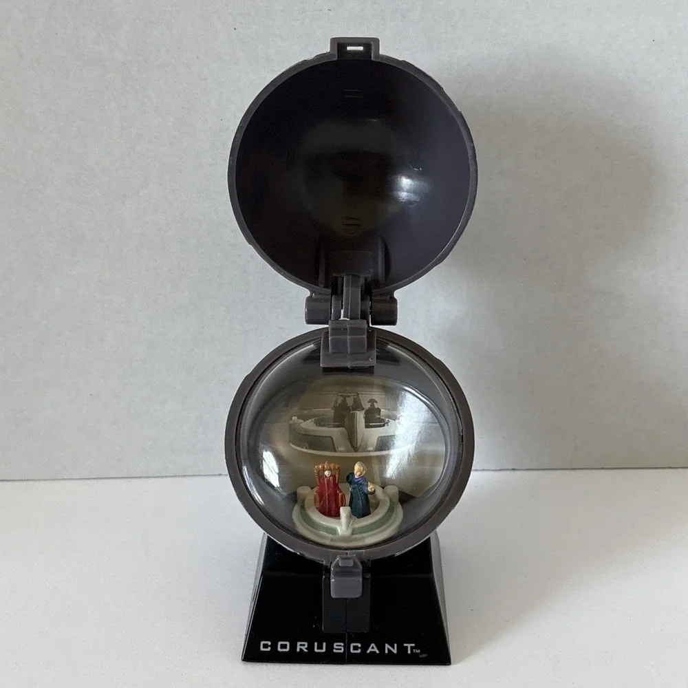 STAR WARS CORUSCANT MINI PLANET GLOBE 1999 PIZZA HUT